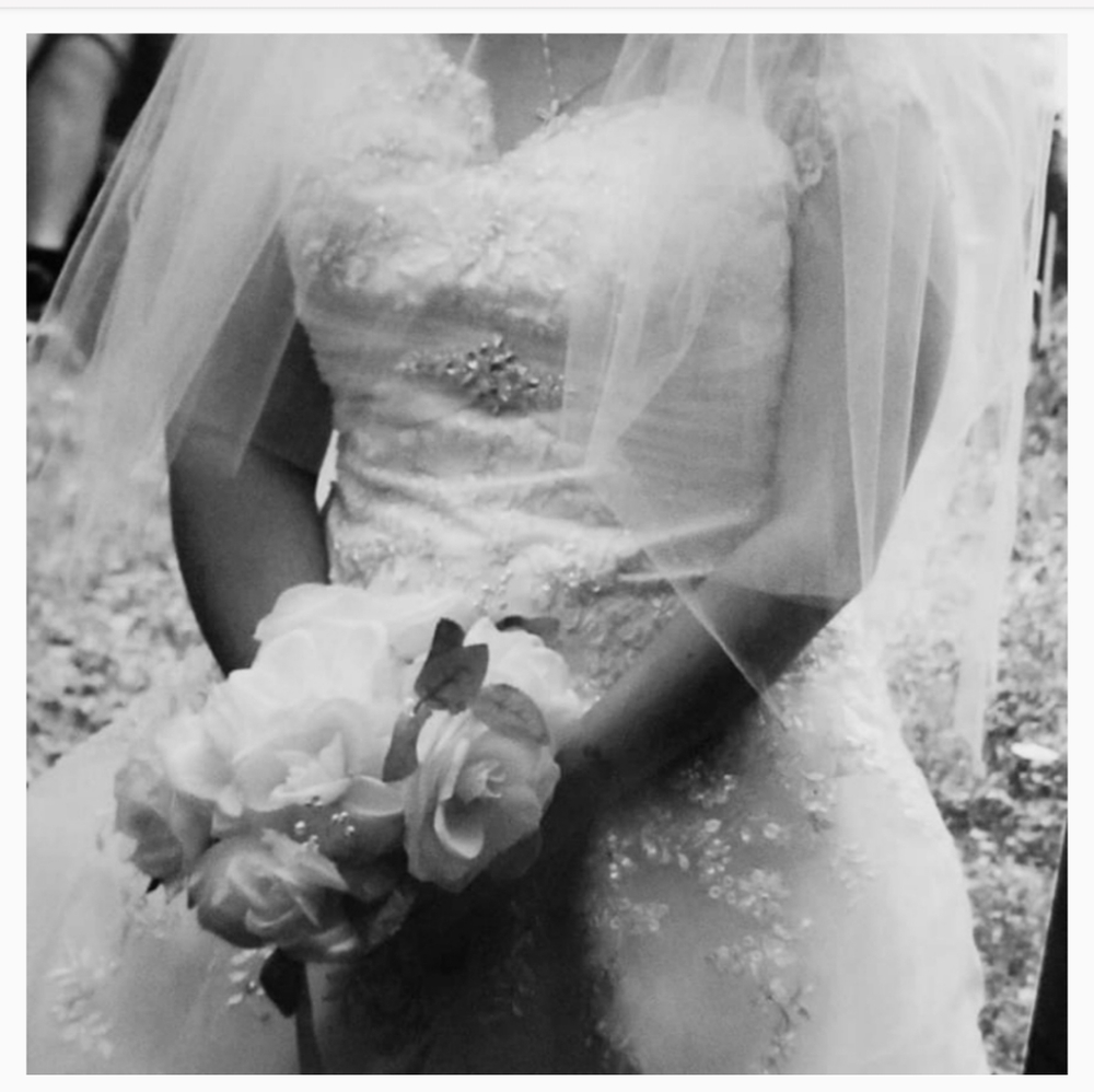 Ivory wedding gown Mary's Bridal